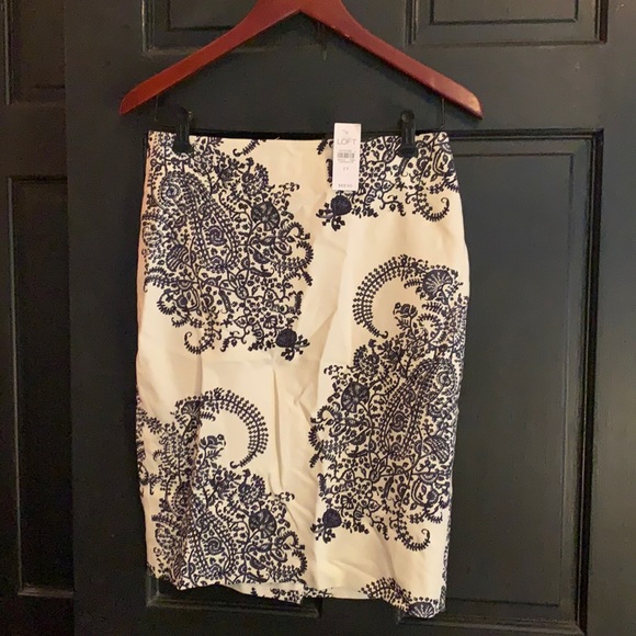 LOFT Dresses & Skirts - New LOFT black and white pencil skirt 2 Tall